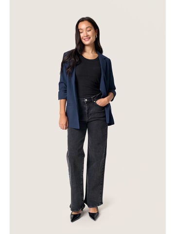 Soaked in Luxury Blazer donkerblauw
