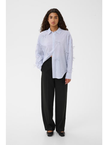 Soaked in Luxury Blouse lichtblauw/wit