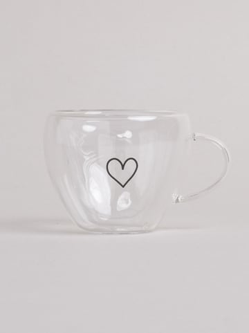 Eulenschnitt Teeglas "Herz" - 50 ml