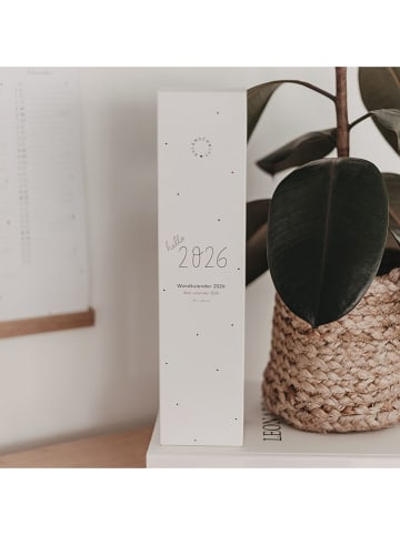 Eulenschnitt Wandkalender "2026" in Weiß - DIN A2