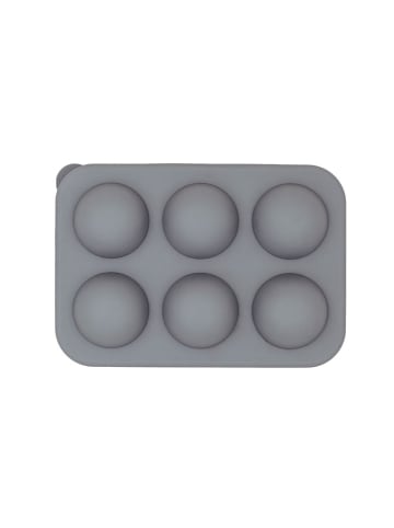 Eulenschnitt Eiswürfelform "Kugeln" in Grau - (B)17 x (H)12 x (T)5 cm