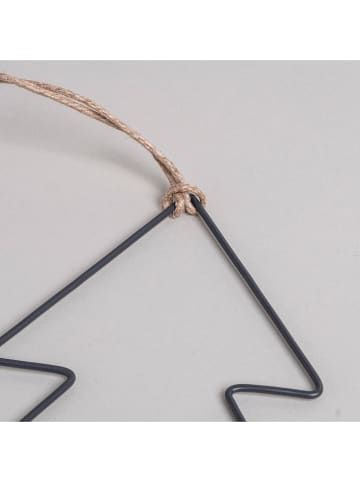 Eulenschnitt 2er-Set: Weihnachtskränze "Tanne" in Schwarz