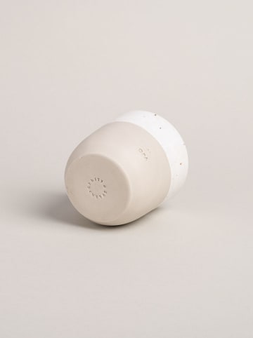 Eulenschnitt Becher "Opa" in Beige/ Weiß - 320 ml