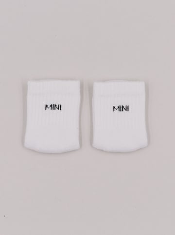 Eulenschnitt Socken "Mini" in Weiß