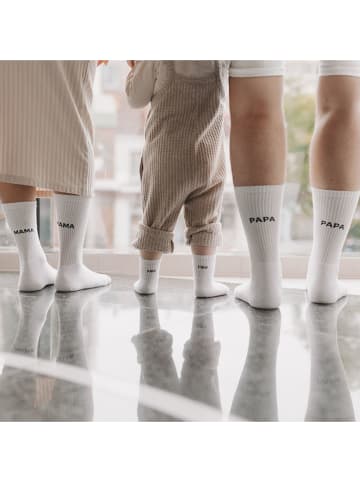 Eulenschnitt Socken "Mini" in Weiß