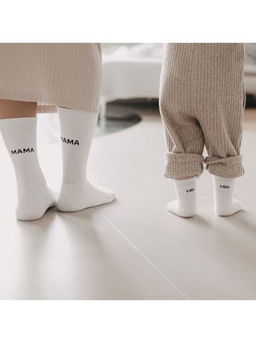 Eulenschnitt Socken "Mini" in Weiß