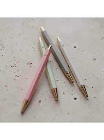 Eulenschnitt Kugelschreiber in Grau - (H)13 cm