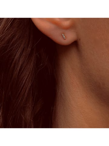 OR Carats Witgouden oorstekers met diamanten
