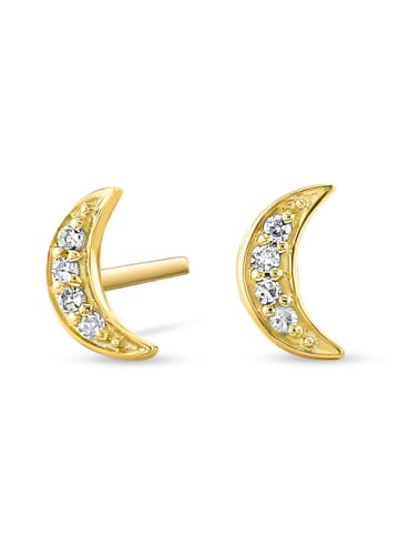 OR Carats Gouden oorstekers met diamanten
