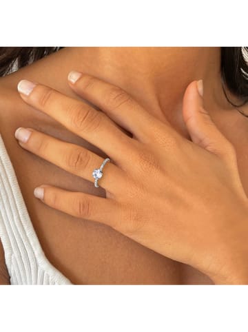 OR Carats Witgouden ring met diamanten en edelsteen