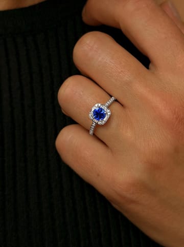 OR Carats Witgouden ring met diamanten en edelstenen