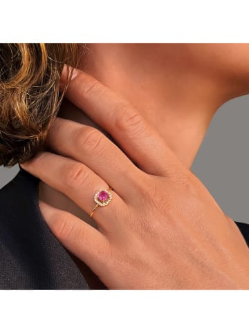 OR Carats Gouden ring met edelstenen