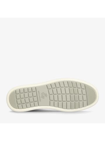 Groundies Leder-Sneakers "Hamptons 2.0" in Grau/ Weiß
