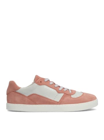 Groundies Leder-Barfußschuhe "Nova" in Rosa/ Weiß