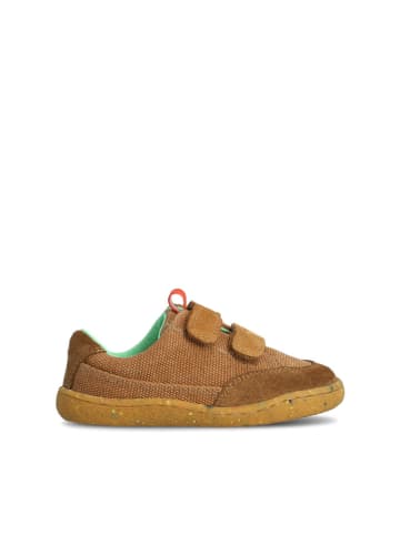 Groundies Leder-Barfußschuhe "Amsterdam" in Hellbraun