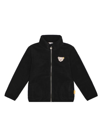 Steiff Fleecejacke in Schwarz