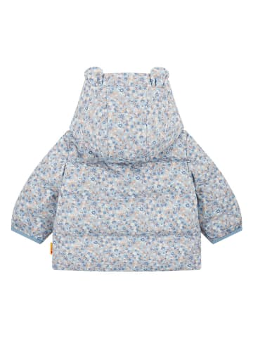Steiff Doorgestikte jas lichtblauw