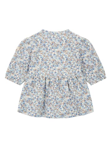 Steiff Kleid in Hellblau/ Beige