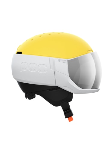 POC Kask narciarski "Levator MIPS" w kolorze biało-żółtym