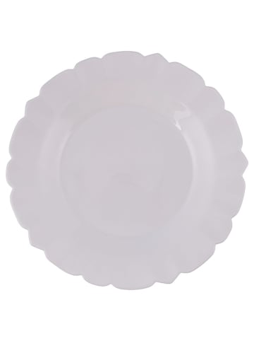 Villa d´Este 18-częściowy zestaw talerzy "Scalloped B" w kolorze białym