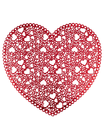 Villa d´Este 4-częściowy zestaw w kolorze czerwonym