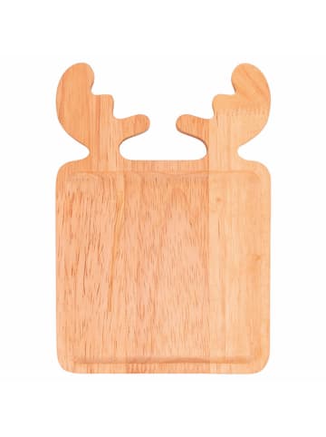 Villa d´Este Tablett ''Reindeer'' in Hellbraun - (L)23 x (B)16 cm
