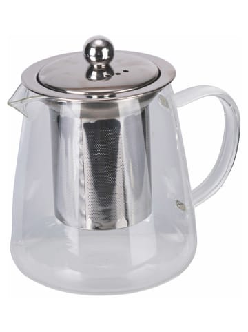 Villa d´Este Teekanne in Transparent/ Silber - 550 ml