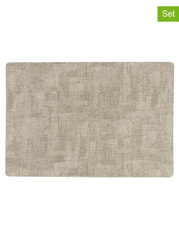 Villa d´Este 6er-Set: Tischsets in Grau - (L)45 x (B)30 cm