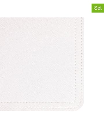 TINTEUNICHE 6-delige set: placemats "Horeca" wit - (L)35 x (B)48 cm