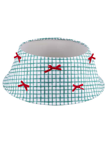Villa d´Este Kerstboomstandaardhoes "Xmas Fiocchi'' groen/wit/rood - (H)25 x Ø 60 cm