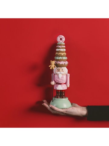 Villa d´Este Dekofigur ''Nutcracker'' in Rosa/ Türkis - (L)22 cm