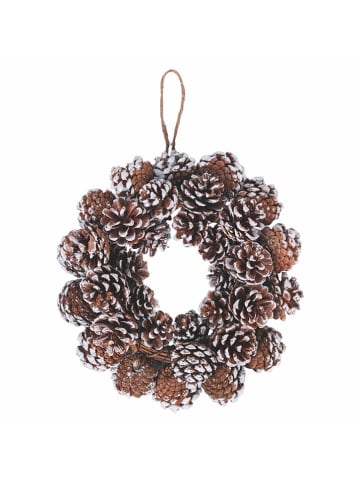 Villa d´Este Dekokranz ''Pinecone'' in Hellbraun - Ø 28 cm