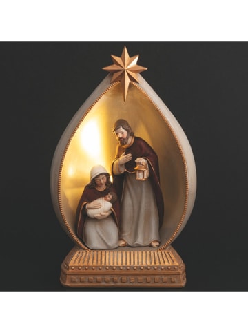 Villa d´Este LED-Dekoleuchte ''Great Nativity'' in Weiß/ Gold - (B)14,5 x (H)24 x (T)9 cm