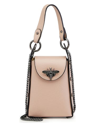 ORE10 Leder-Handytasche "Ator" in Rosa - (B)14 x (H)20 x (T)7 cm