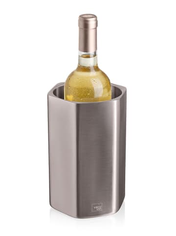 Vacu Vin Weinkühler "Hive" in Silber - (B)15,4 x (H)21,5 x (T)12,2 cm