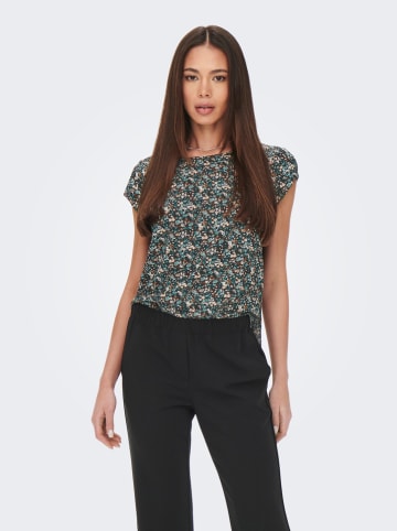 ONLY Shirt "Vic" petrol/zwart