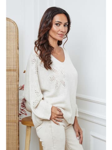 So Cachemire Trui "Arobaz" crème