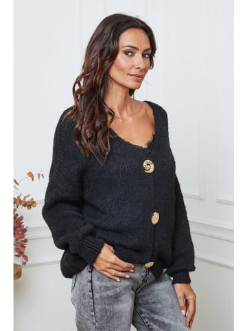 So Cachemire Vest "Believe" zwart