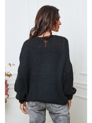 So Cachemire Kardigan "Believe" w kolorze czarnym