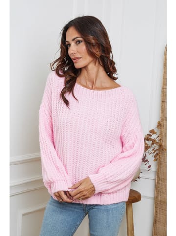 So Cachemire Trui "Candji" lichtroze