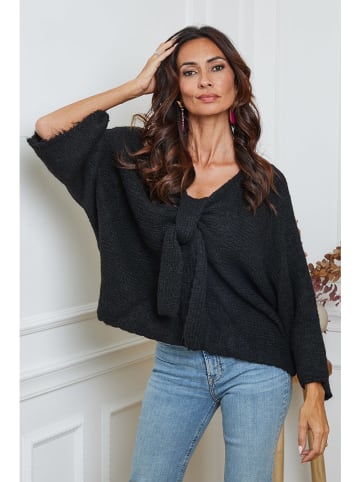 So Cachemire Sweter "Chiwel" w kolorze czarnym