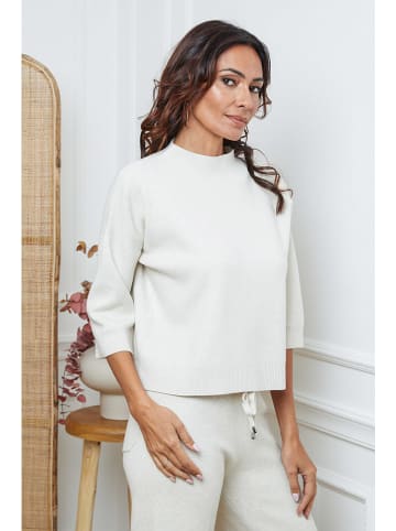 So Cachemire Sweter "Dylia" w kolorze beżowym