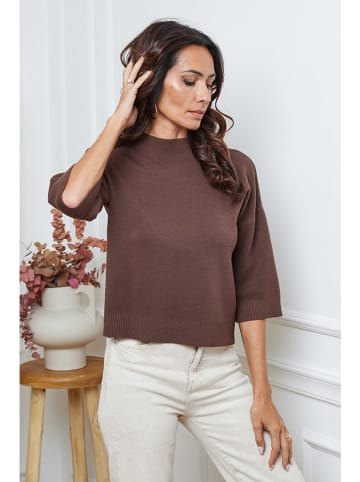 So Cachemire Trui "Dylia" bruin