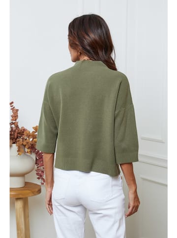 So Cachemire Pullover "Dylia" in Khaki