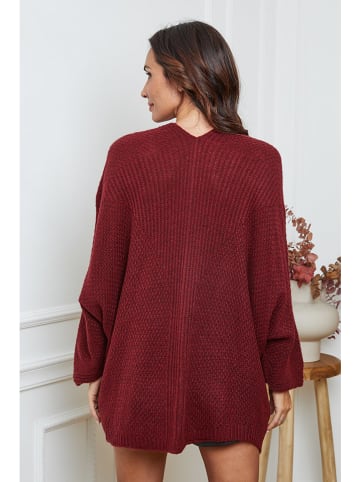 So Cachemire Cardigan "Enouka" in Bordeaux