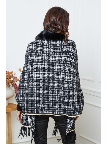 So Cachemire Vest "Escape" zwart/wit