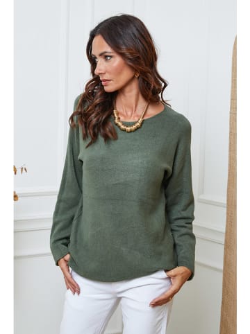 So Cachemire Trui "Ianaz" kaki