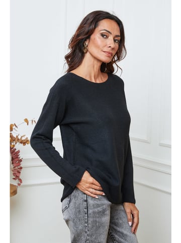 So Cachemire Pullover "Ianaz" in Schwarz