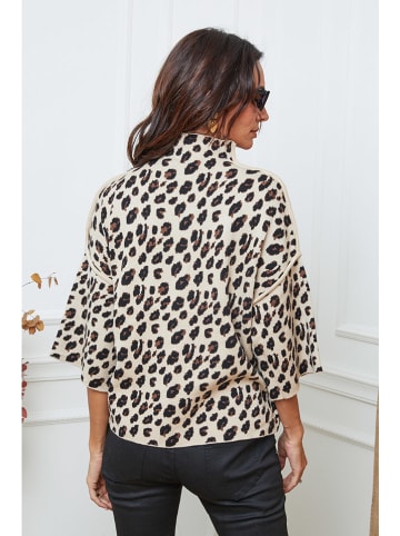 So Cachemire Sweter "Ilev" w kolorze beżowo-jasnobrązowym