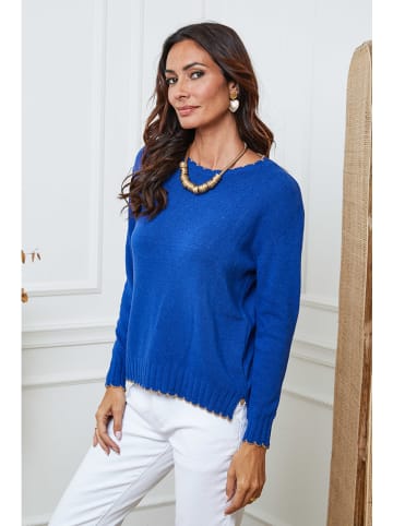 So Cachemire Trui "Kedis" blauw